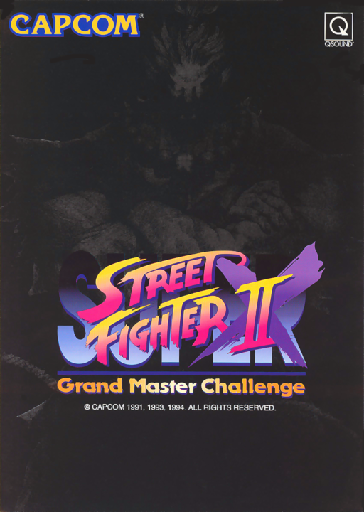 Super Street Fighter II X - grand master challenge (super street fighter 2 X 940311 Japan) Arcade Game Cover